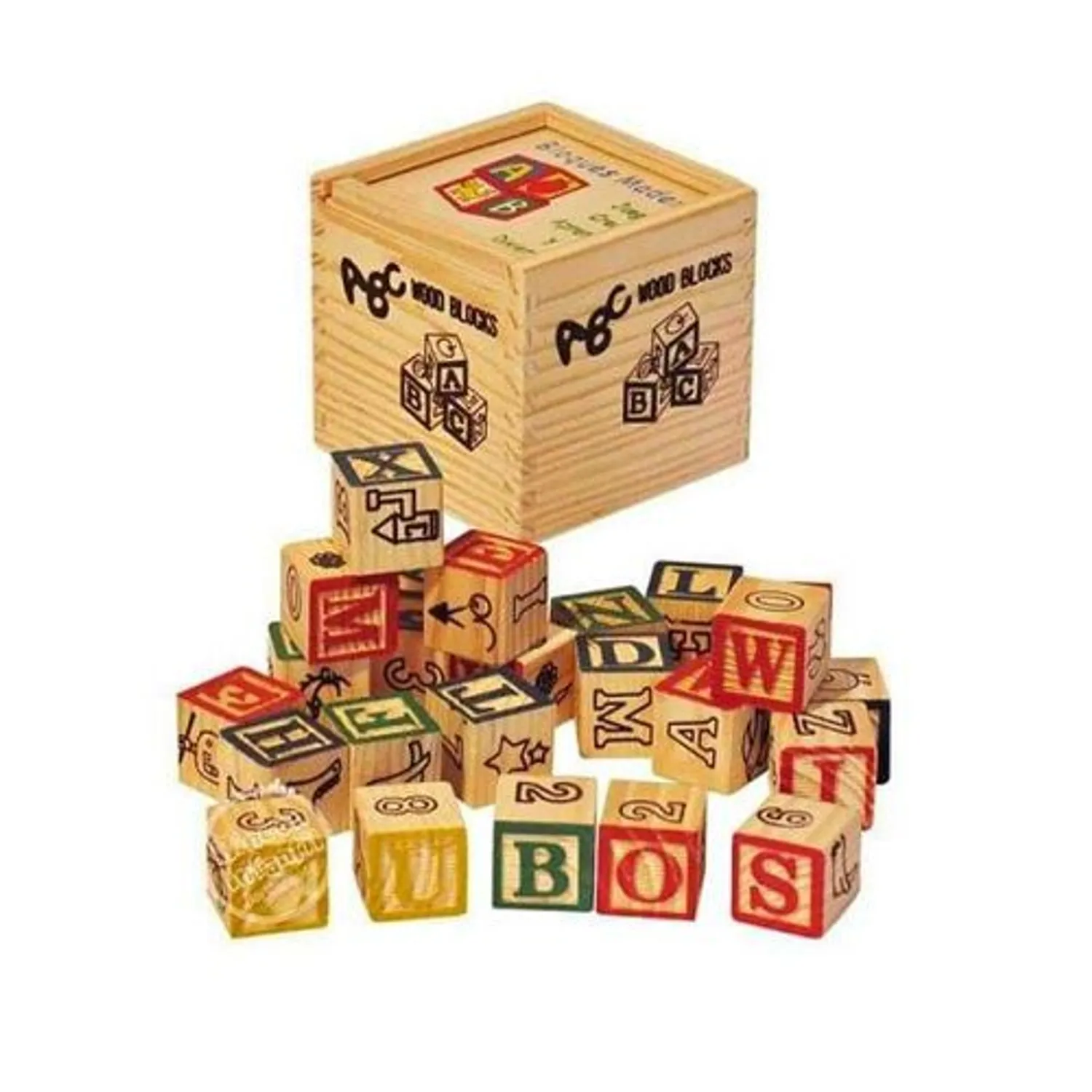 ABC Wood Blocks 48 pcs