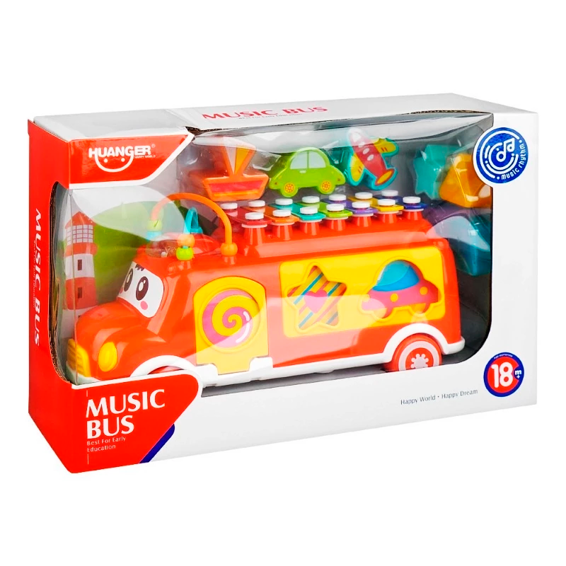 Bus Xilofono en caja 