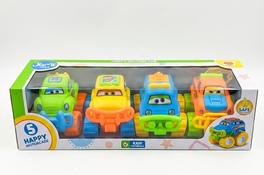 Carros monstruo animado