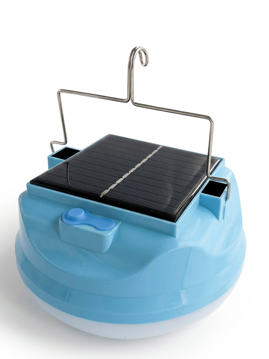 Foco recargable y solar