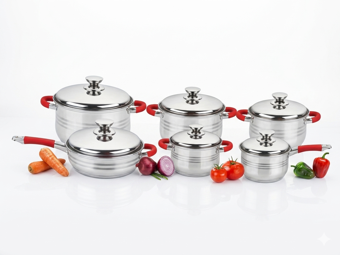 Juego de ollas Grunhof 12 pc