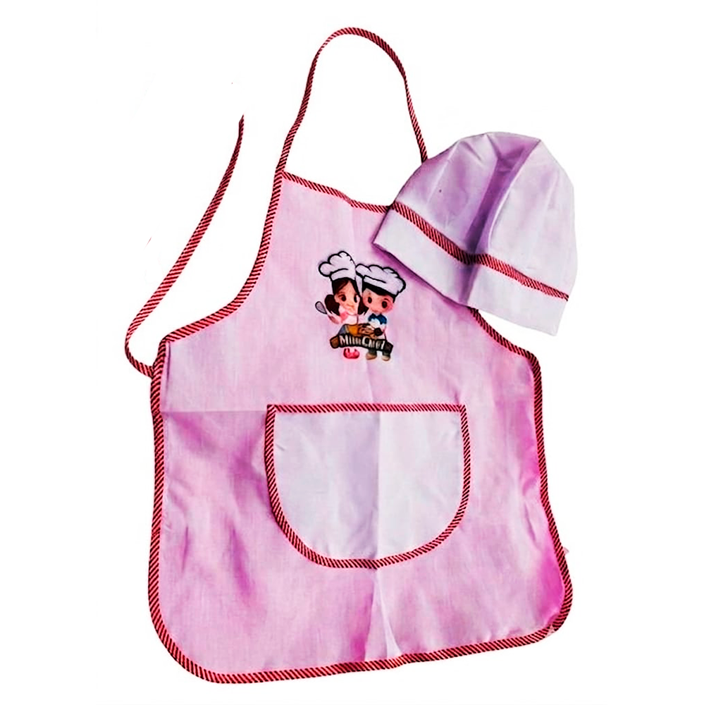 Mandil mini chef C/Gorro y Diseño