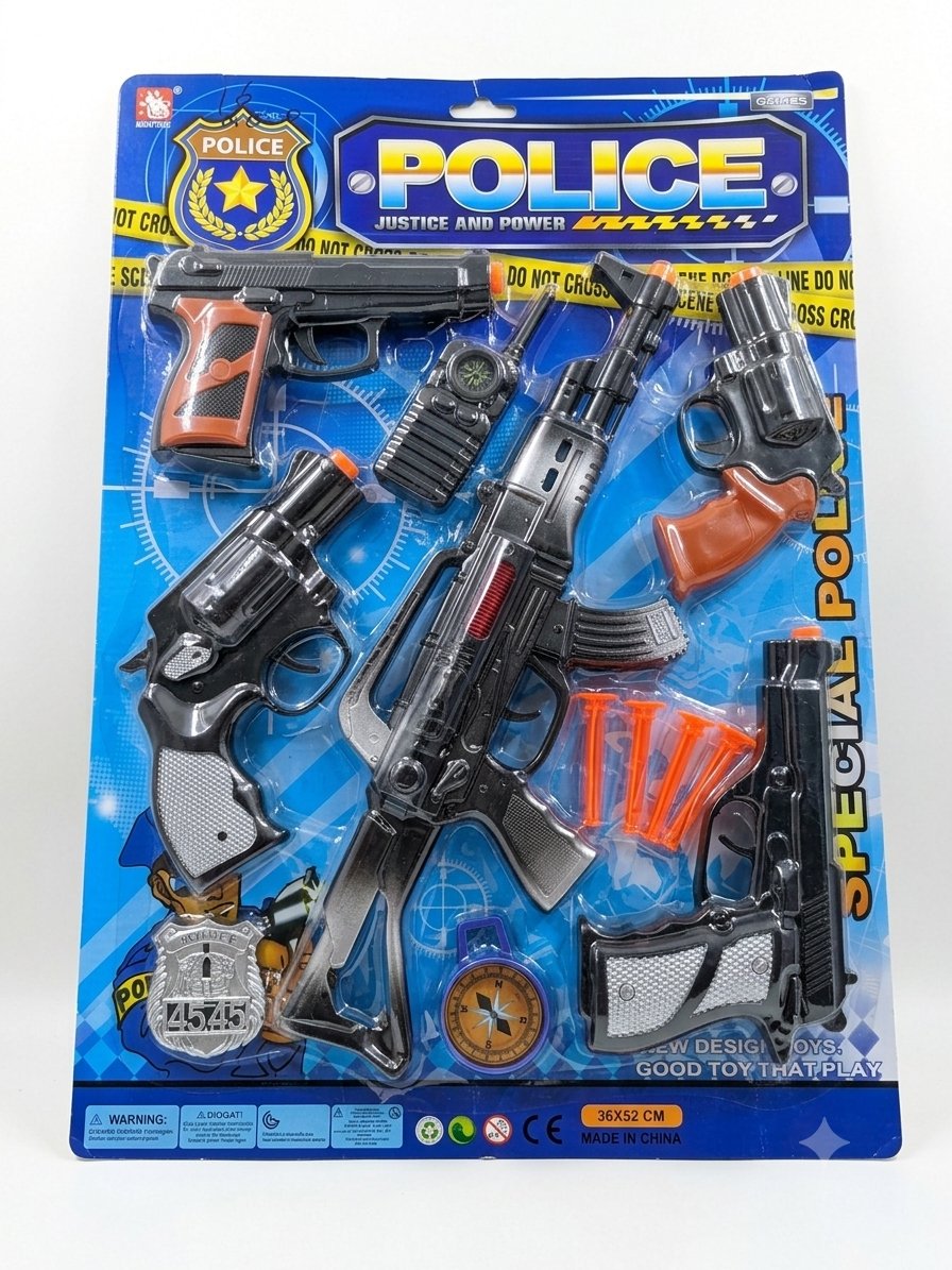 Policía pistolas 