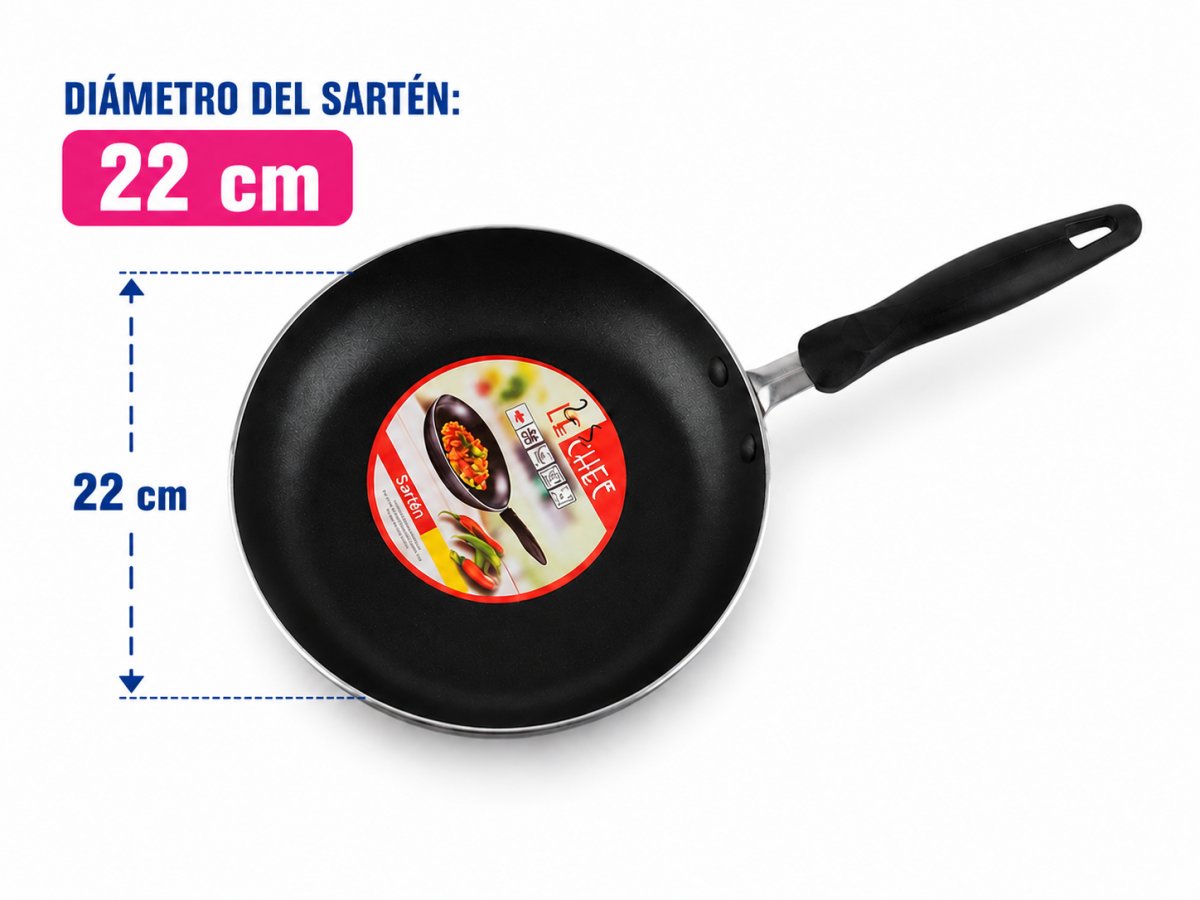 Sartén LECHEF NRO 22