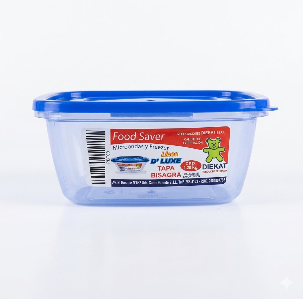 Táper Dluxe tapa bisagra 1.20 kg