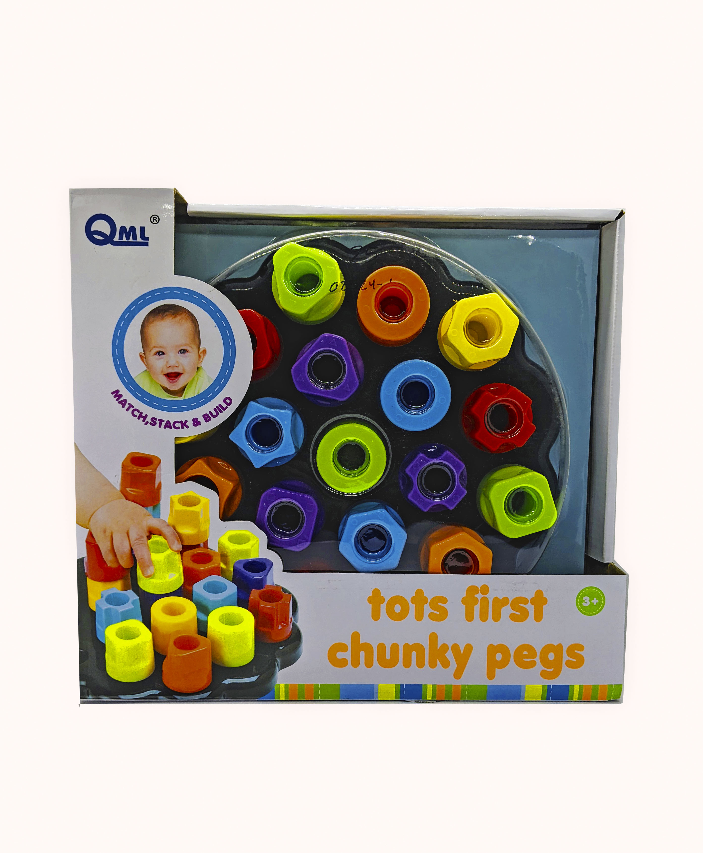 Tots first chunky pegs para apilar